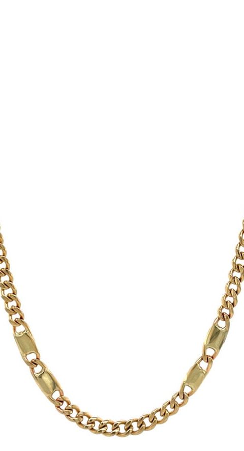Vintage 14K Gold Fancy Necklace
